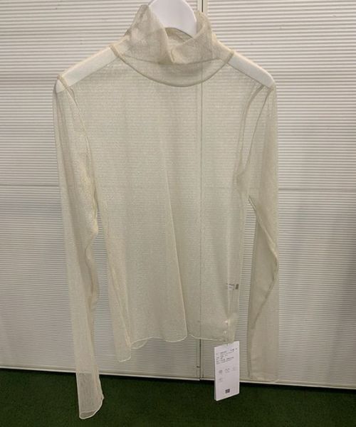 near.nippon ラメチュール　ハイネックプルオーバー