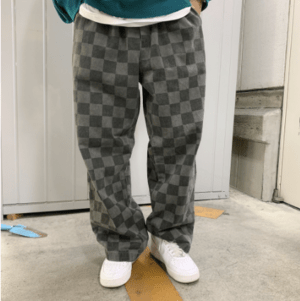 ONE WILL Checker denim pants