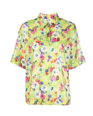 MSGM スパンコール ブラウス