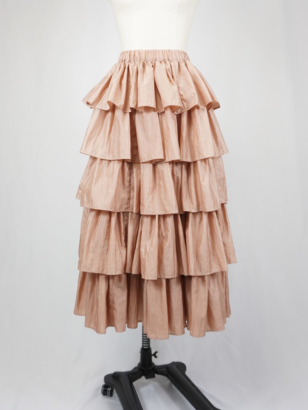 SIIILON Grandma tiered skirt