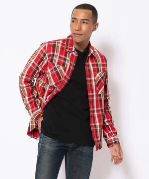 AVIREX 【DAILY/デイリー】コットン フランネル チェックシャツ/COTTON FLANNEL CHECK SHIRT