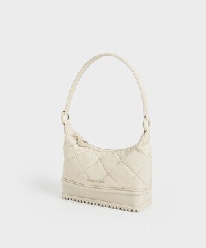 CHARLES & KEITH シングルハンドル パファーバッグ / Single Handle Puffer Bag