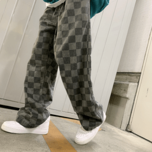 ONE WILL Checker denim pants