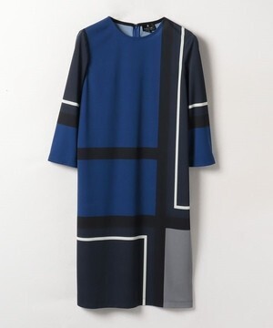 LANVIN COLLECTION グラフィカル総柄ワンピース