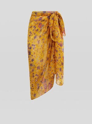 ETRO フローラル モチーフ シルク パレオ