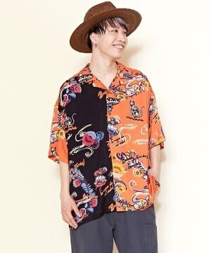 チャイハネ クレアロMEN'S開襟シャツ