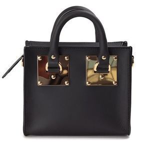 SOPHIE HULME レザーBOXトートS ブラック