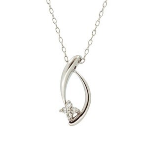 ESTELLE JEWEL GARDEN K10WGダイヤモンドネックレス