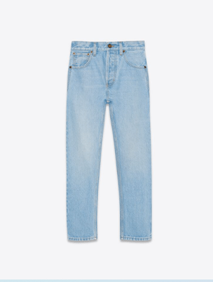 SAINT LAURENT ベーシックブルーデニムのオーセンティックジーンズ