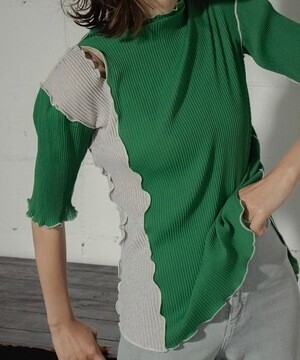 ANOGH BICOLOR MELLOW BLOCK TOPS