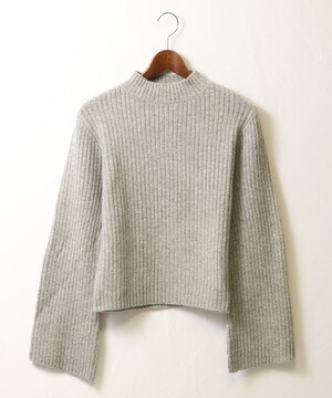 EACH 【EACH】HIGH NECK RIB KNIT ハイネックリブニット