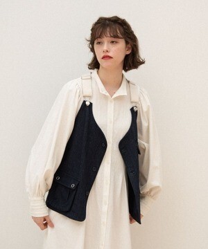 idem idem fisherman's vest/フィッシャーマンベスト