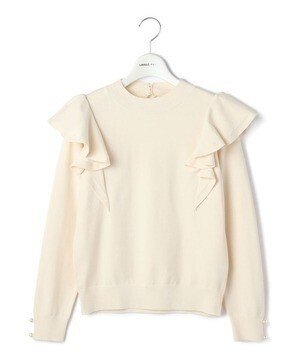 LAISSE PASSE ラッフルフリルプルオーバー