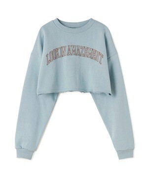 SHAGGIE LOOK IN AMAZEMENT裏毛カットオフプルオーバー