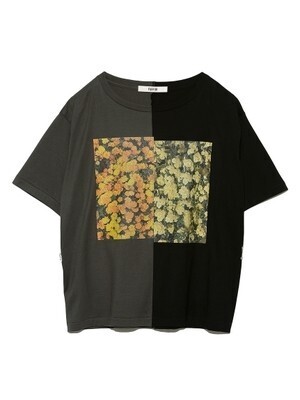 FURFUR ハーフデザインプリントTシャツ