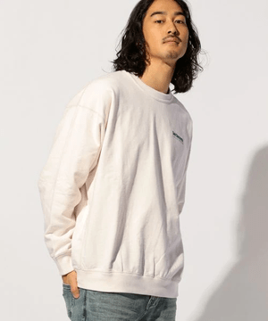BAYFLOW スノーウォッシュインレイバックプリントプルオーバー