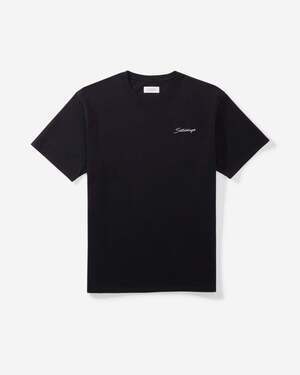 SATURDAYS NYC Script Emb Standard SS Tee