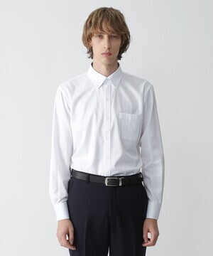 BLACK LABEL CRESTBRIDGE シャドーストライプボタンダウンシャツ