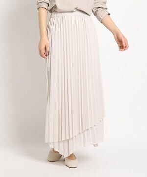 grove シアーカットソーラッププリーツスカート