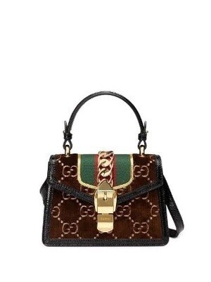 GUCCI シルヴィ GGベルベット ミニバッグ