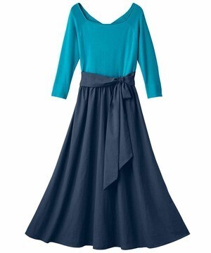 S sybilla ニットコンビネーションドレス
