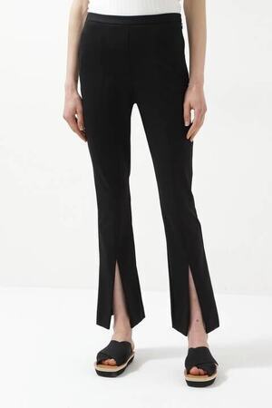 LE PHIL ハイストレッチフロントスリットパンツ