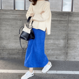 Dolce. スウェードスカート　【blue】S