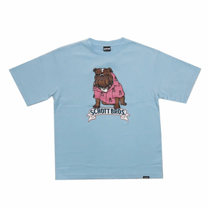 Schott プリント 半袖 Tシャツ ブルドッグ BULLDOG