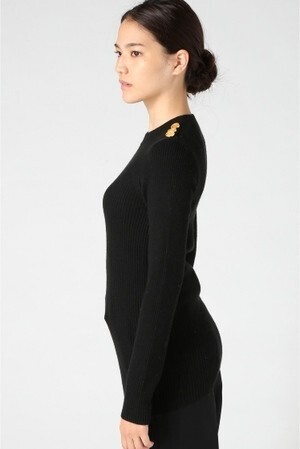 Deuxieme Classe RIB カタボタン ニット