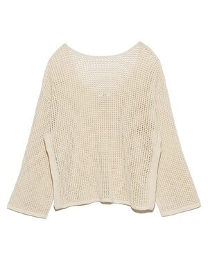 emmi 【emmi atelier】メッシュニットプルオーバー