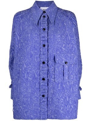 GANNI ジャカード シャツ