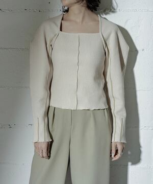 ANOGH SQUARE NECK CUT TOPS