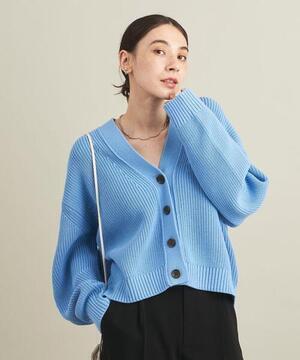 BEAUTY&YOUTH UNITED ARROWS BY 畦ショートVネック カーディガン -ウォッシャブル-