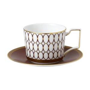WEDGWOOD ルネッサンス レッド ティーカップ&ソーサー