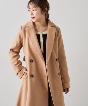 natural couture バックフレアロングレディコート