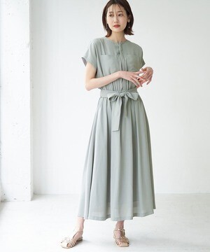 ROPE' PICNIC タックスカートワンピース