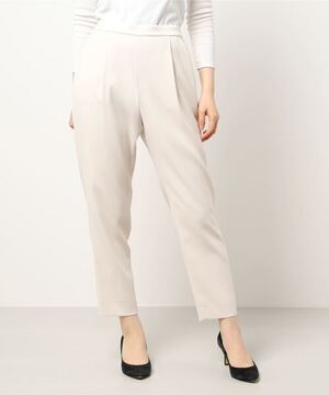 ANAYI ジョーゼットテーパードパンツ