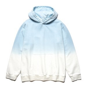 TAIKAN PLAIN HOODIE-DIP DYE BABY BLUE
