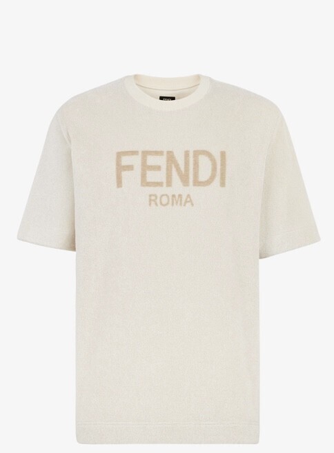FENDI ホワイトテリー Tシャツ