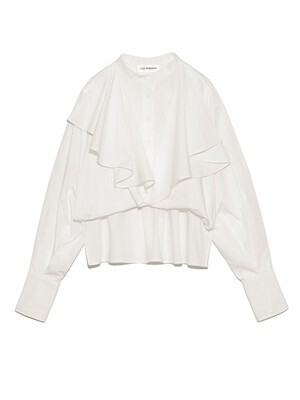 Lily Brown アシンメトリーフリルブラウス