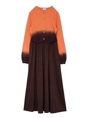 THE THING GRADATION CUT DRESS