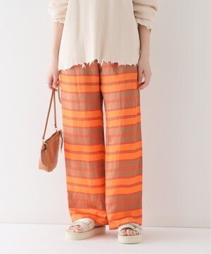 SARA MALLIKA MULTI BORDER PT：パンツ