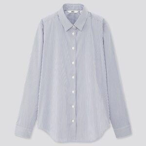 UNIQLO スーピマコットンストレッチストライプシャツ