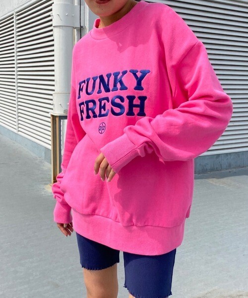 SHAGGIE FUNKY FRESH裏毛カラースウェット