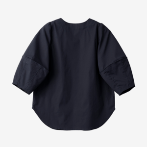 Dolce. パイピングリボンブラウス(gray)