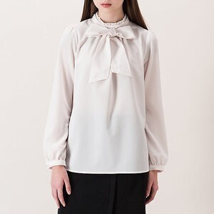 BLUE LABEL ボウタイ付　シフォンブラウス