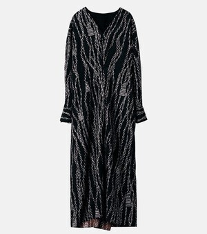 IRENE Line Drawing Print Shirt Dress