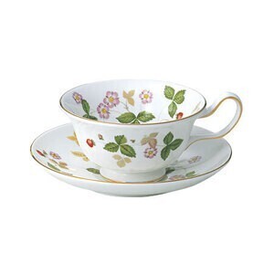 WEDGWOOD ワイルド ストロベリー ティーカップ&ソーサー (ピオニー)