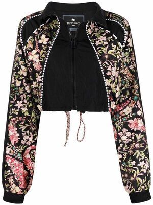 ETRO フローラル クロップドジャケット