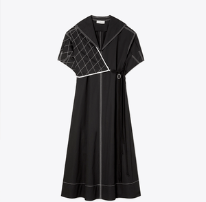 Tory Burch ダイヤモンド トップステッチ セーラードレス